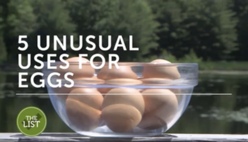 Eggs in a bowl full of water.